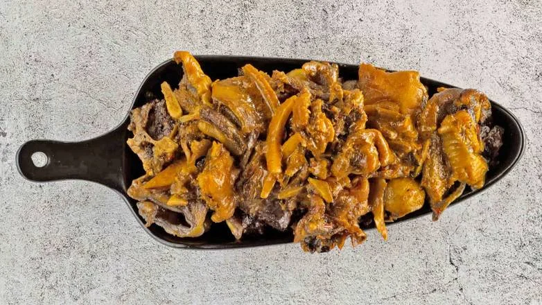 Delicious African suya meat at The Tantalizers African House Edmonton