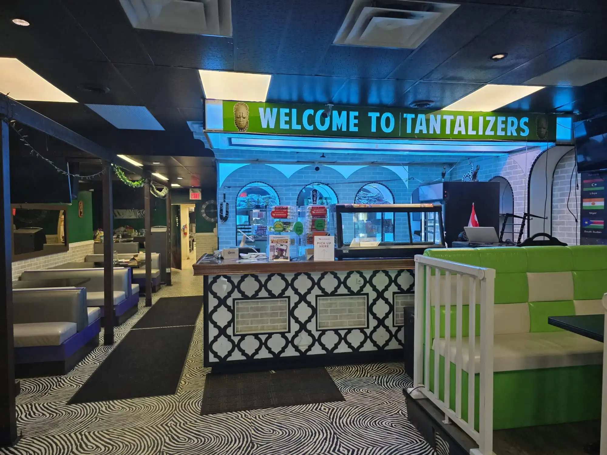 The Tantalizers African House restaurant interior Edmonton