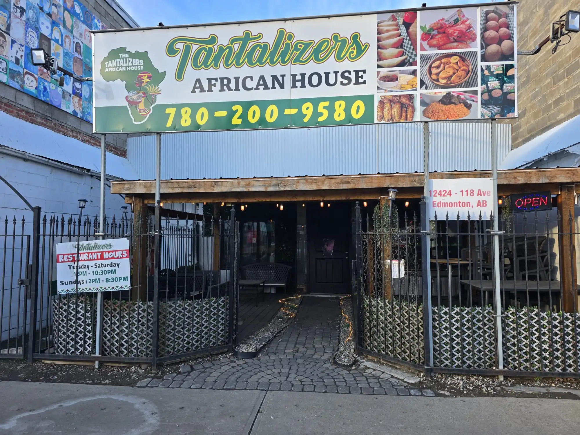 Authentic West African food at The Tantalizers African House Edmonton