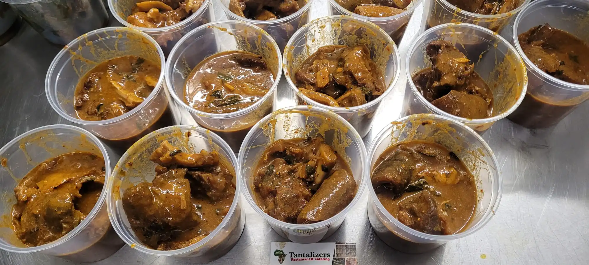 Event catering buffet display - The Tantalizers African House Edmonton